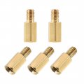 Uxcell M5x12mm 7mm Male-female Brass Hex Pcb Motherboard Spacer Standoff For Fpv Drone Quadcopter Computer Circuit Board 5pcs 