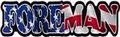 1 2 7 X 9 Foreman American Flag Sticker 