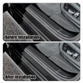 X Autohaux Door Edge Guard Sticker For Car Sill Carbon Fiber Pattern Black 10cm 10meter