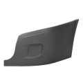 Front Bumper End Cap For 2008 To 2017 Freightliner Cascadia Driver Side Cover Corner Extension Without Fog Light Holes Black 