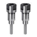 2pcs Router Collet Extension Rod Converter Adapter 8mm To 12 7mm For Cnc Engraving Machine Woodworking Milling Bit 
