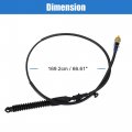 Uxcell 1 Pcs Vehicle Transmission Shift Cable Replacement Gear For Chevrolet Express 1500 2009 Black