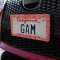 Sesame Street Holiday Elmo Pattern License Plate Tag Frame