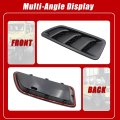 2pcs Hood Vent Bezel Driver And Passenger Side For Jeep Wrangler 2018-2024 Gladiator 2020-2024 68293748af 68293749af 68293748ab