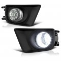 Full-led Front Fog Light Driving Lamp Assembly W Bezel For 2012-2015 Toyota Tacoma Power Switch Universal Wiring Included 