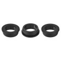 3pcs Rubber Grommets 42mm Drill Hole 33mm Id Top Hat Grommet Black Silicone Plug Gasket For Wiring Automotive 