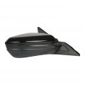 Ocpty Black Passenger Side View Mirror Smooth With Power Adjustment Manual Folding Compatible For 2016-2018 Honda Civic