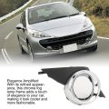 Keenso Front Fog Lamp Surround Frame Chrome Abs Light Grill For 207 Sport Model 2006-2009 Right 7452hx Installation Suv