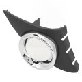 Keenso Front Fog Lamp Surround Frame Chrome Abs Light Grill For 207 Sport Model 2006-2009 Right 7452hx Installation Suv