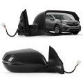 Right Door Mirror Assembly For 2017 2022 Honda Crv Ex L 9 Pins Gray Nh 797m Power Glass Adjustment Heated Turn Signal Blind 