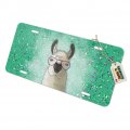 Graphics More Hip Llama With Glasses Novelty Metal Vanity Tag License Plate