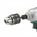 Uxcell Drill Chucks 1 2-20unf Threaded 3-16mm Capacity With Chuck Key For Electric Impact Corded Cordless