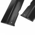 Hecasa Side Skirts Compatible With 1999-2004 Ford Mustang Sideskirt Rocker Panel Moulding Extension Splitter Lips Black