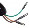 Mirrors 8mm Both Rh Thread Black With Turn Signal Lights Sold Per Pair Mounting Hardware