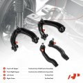 A-premium Set Of 4 Front Upper Control Arm Outer Tie Rod End Compatible With Honda Cr-v 1997 1998 1999 2000 2001