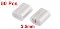Uxcell 2 5mm Steel Wire Rope Aluminum Ferrules Sleeves Fittings Loop 50 Pcs