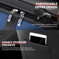 Drive Series Full Set Automotive Seat Interior Covers Universal For Most Car Suv Truck Airbag Compatible Navy Blue Leather