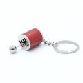 Gt Rotors Six Speed Manual Transmission Shift Gearbox Fidget Toy Automotive Part Car Keychain Key Ring Red