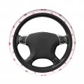 Foruidea Strawberry Pink Car Steering Wheel Cover Neoprene Automotive Anti Slip And Sweat Absorption Auto Wrap Fit Most Cars 15