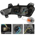 Wflnhb Passenger Right Side Fog Light Replacement For 2019-2021 Chevy Malibu Sedan Drl Bumper Turn Signal Lamp 84575553