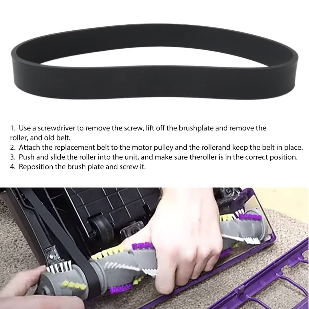 Pack Of 2 Replacement Belts Fit For Powerclean Rewind Pet Model 2494 Us Stock