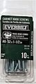 8-32 Tpi X 1-1 2 In Zinc-plated Truss Head Combo Drive Cabinet Knob Screw 10-piece 