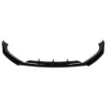 Front Bumper Lip Spoiler For Audi A5 S5 S Line Glossy Black Abs Fits 2015 2016 Quattro 2013 2017 3 Piece Set 