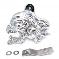 Smt-chrome Ghost Head Wind Horn Cover Compatible With 1992 And Up Side Mount Cowbell All V-rod S Motorcycle B00zzliwz4