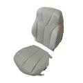 Driver Bottom Top Leather Seat Cover Gray For Toyota Camry 2007 2008 2009 2010 2011 
