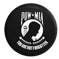 Pow Mia Military Vietnam Veteran War Tribute Rv Spare Tire Cover Vinyl Black 31 In 