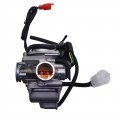 24mm Motorcycle Carburetor With Electric Choke Replacement For Gy6 150cc Mopeds Scooters Atvs