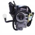 24mm Motorcycle Carburetor With Electric Choke Replacement For Gy6 150cc Mopeds Scooters Atvs 