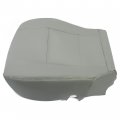 Ecotric Seat Cover Compatible With 2000-2007 Toyota Tundra Driver Side Sequoia Artificial Leather Gray Bottom
