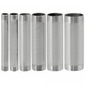 Superwhole 1-1 2 Male X Male Threaded Pipe Fitting 200mm Stainless Steel Ss304 Npt