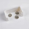 Astra Depot 2x Clear Lens White 24-led 4 Round Back-up Reverse Light Grommet Plug Kit Truck Trailer Rv Long Vehicle 12v