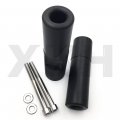 Smt-no Cut Frame Slider Crash Protector Compatible With 2006 2007 2008 Kawasaki Zx14 Zx14r Black B00ruemnhm