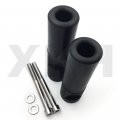 Smt-no Cut Frame Slider Crash Protector Compatible With 2006 2007 2008 Kawasaki Zx14 Zx14r Black B00ruemnhm