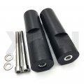 Smt-no Cut Frame Slider Crash Protector Compatible With 2006 2007 2008 Kawasaki Zx14 Zx14r Black B00ruemnhm