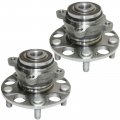 Motorbymotor 512257 Rear Wheel Bearing And Hub Assembly With Abs 5 Lugs Fits For 2006-2011 Honda Civic Lx Dx Models Only 
