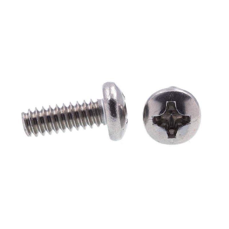 Prime-line Machine Screws Pan Head Phillips Drive 6-32 X 3 8 In Grade 18-8 25 Pack