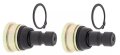 2pcs Upper Lower Ball Joints 42 1051 For 2014 2022 Polaris Rzr Xp 1000 Turbo Rs1 Pro And General Eps Utvs