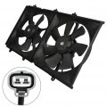 Aintier Dual Radiator Condenser Fan Assembly Fit 2003-2007 For Mitsubishi Lancer
