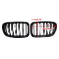 Gloss Black Front Hood Kidney Grill Grille For Bmw X3 F25 2010-04 2014 Pre-facelift Only 51712297589 51117210725 51712297590