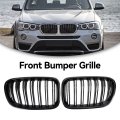 Gloss Black Front Hood Kidney Grill Grille For Bmw X3 F25 2010-04 2014 Pre-facelift Only 51712297589 51117210725 51712297590