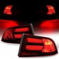 Hecasa 2pcs Rear Tail Light Compatible With 2004-2008 Acura Tl Replacement For 33551sep-a21 Ac2818108 33501sep-a21 Ac2819108