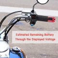 Throttle Grip Handlebar Universal Control Grips Cover With Led Display 3 Gears Speed Switch And Power Key Locker Accelerator