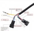 Throttle Grip Handlebar Universal Control Grips Cover With Led Display 3 Gears Speed Switch And Power Key Locker Accelerator