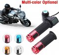 Throttle Grip Handlebar Universal Control Grips Cover With Led Display 3 Gears Speed Switch And Power Key Locker Accelerator