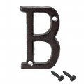 House Letter 3 Inch Cast Iron B For Home Hotel Mailbox Address Sign 