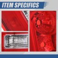 Ho2800174 Factory Style Rear Tail Lights Brake Lamps Assembly With Reverse Light For Honda Pilot 2009-2015 Driver Left Side Red